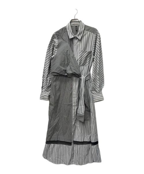 AULA AILA（アウラアイラ）AULA AILA (アウラアイラ) シャツワンピース グレー サイズ:Ｓの古着・服飾アイテム