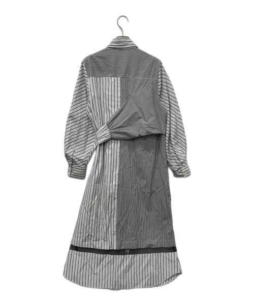 AULA AILA（アウラアイラ）AULA AILA (アウラアイラ) シャツワンピース グレー サイズ:Ｓの古着・服飾アイテム