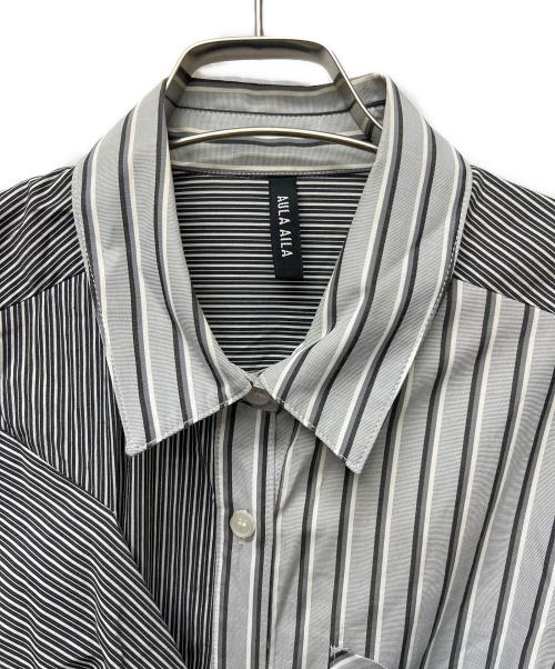 AULA AILA（アウラアイラ）AULA AILA (アウラアイラ) シャツワンピース グレー サイズ:Ｓの古着・服飾アイテム