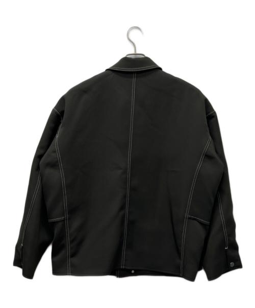 PUBLIC TOKYO（パブリックトウキョウ）PUBLIC TOKYO (パブリックトウキョウ) ステッチコンビブルゾン グレー サイズ:１の古着・服飾アイテム
