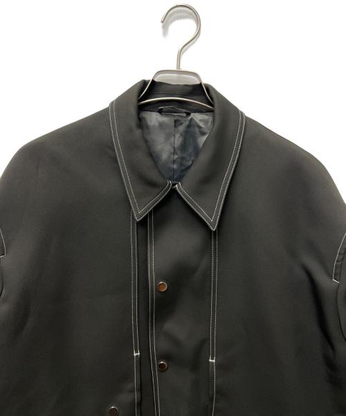 PUBLIC TOKYO（パブリックトウキョウ）PUBLIC TOKYO (パブリックトウキョウ) ステッチコンビブルゾン グレー サイズ:１の古着・服飾アイテム