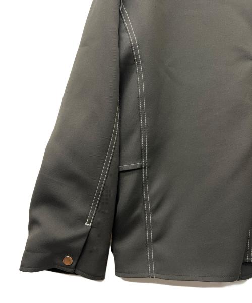 PUBLIC TOKYO（パブリックトウキョウ）PUBLIC TOKYO (パブリックトウキョウ) ステッチコンビブルゾン グレー サイズ:１の古着・服飾アイテム