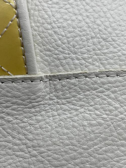 BURBERRY（バーバリー）BURBERRY (バーバリー) ショルダーバッグ ホワイト×イエローの古着・服飾アイテム