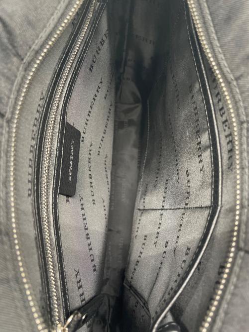 BURBERRY（バーバリー）BURBERRY (バーバリー) 2WAYバッグ ブラック×ベージュの古着・服飾アイテム