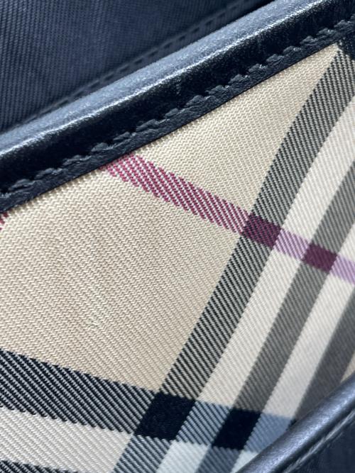 BURBERRY（バーバリー）BURBERRY (バーバリー) 2WAYバッグ ブラック×ベージュの古着・服飾アイテム