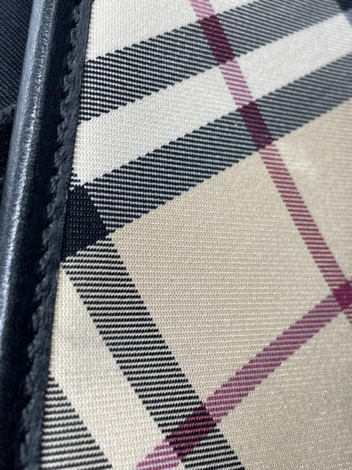 BURBERRY（バーバリー）BURBERRY (バーバリー) 2WAYバッグ ブラック×ベージュの古着・服飾アイテム
