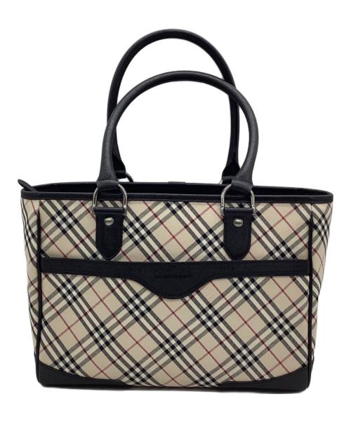 BURBERRY（バーバリー）BURBERRY (バーバリー) ノバチェック ハンドバッグ  ベージュの古着・服飾アイテム