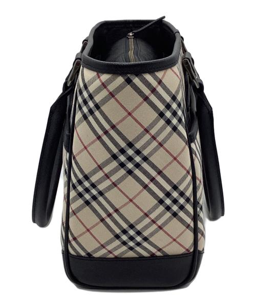 BURBERRY（バーバリー）BURBERRY (バーバリー) ノバチェック ハンドバッグ  ベージュの古着・服飾アイテム
