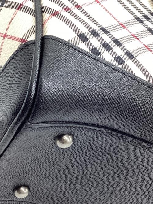 BURBERRY（バーバリー）BURBERRY (バーバリー) ノバチェック ハンドバッグ  ベージュの古着・服飾アイテム