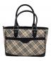 BURBERRY（バーバリー）の古着「ノバチェック ハンドバッグ 」｜ベージュ