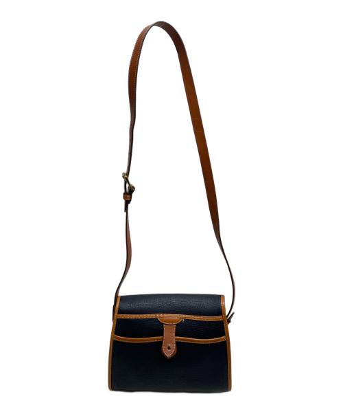 DOONEY&BOURKE（ドゥーニーアンドバーク）DOONEY&BOURKE (ドゥーニーアンドバーク) ショルダーバッグ ネイビー×ブラウンの古着・服飾アイテム