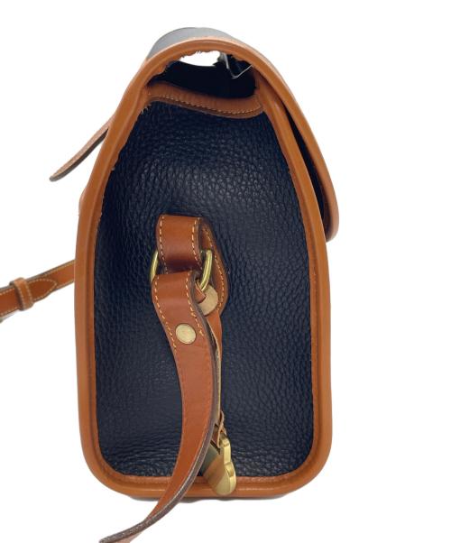 DOONEY&BOURKE（ドゥーニーアンドバーク）DOONEY&BOURKE (ドゥーニーアンドバーク) ショルダーバッグ ネイビー×ブラウンの古着・服飾アイテム