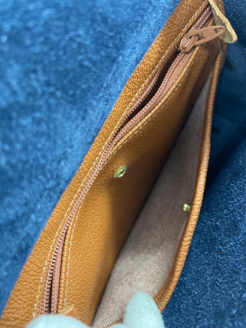 DOONEY&BOURKE（ドゥーニーアンドバーク）DOONEY&BOURKE (ドゥーニーアンドバーク) ショルダーバッグ ネイビー×ブラウンの古着・服飾アイテム