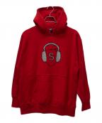 stussyステューシー）の古着「90sパーカー」｜レッド