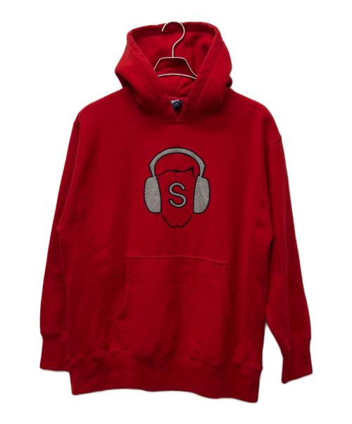 stussy（ステューシー）stussy (ステューシー) 90sパーカー レッド サイズ:Ｌの古着・服飾アイテム