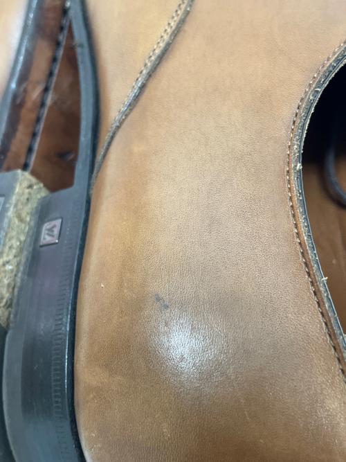 LOUIS VUITTON（ルイ ヴィトン）LOUIS VUITTON (ルイ ヴィトン) メダリオンレザーシューズ ブラウン サイズ:8の古着・服飾アイテム