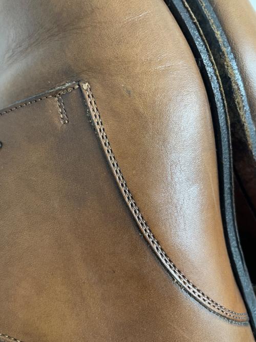 LOUIS VUITTON（ルイ ヴィトン）LOUIS VUITTON (ルイ ヴィトン) メダリオンレザーシューズ ブラウン サイズ:8の古着・服飾アイテム