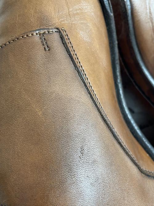 LOUIS VUITTON（ルイ ヴィトン）LOUIS VUITTON (ルイ ヴィトン) メダリオンレザーシューズ ブラウン サイズ:8の古着・服飾アイテム