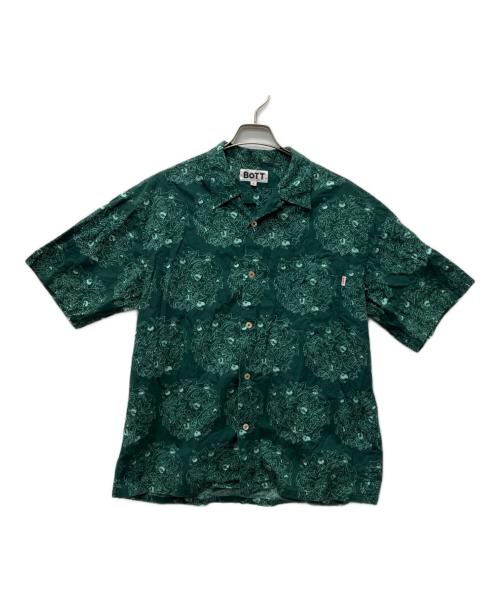 BoTT（ボット）BoTT (ボット) HUMAN S/SL SHIRT グリーン サイズ:ＸＬの古着・服飾アイテム