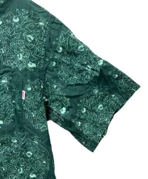 BoTT（ボット）BoTT (ボット) HUMAN S/SL SHIRT グリーン サイズ:ＸＬの古着・服飾アイテム