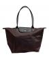 LONGCHAMP（ロンシャン）の古着「ルプリアージュリサイクルキャンバス」｜モカ