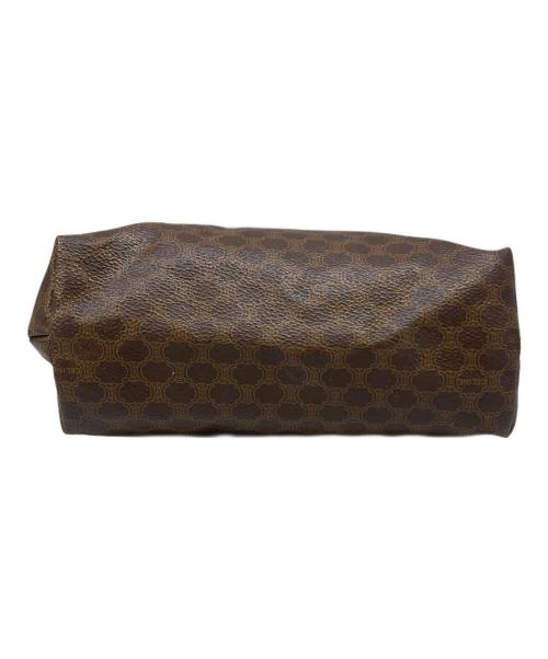 CELINE（セリーヌ）CELINE (セリーヌ) マカダムポーチ ブラウンの古着・服飾アイテム