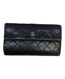 CHANEL（シャネル）の古着「長財布」｜ブラック