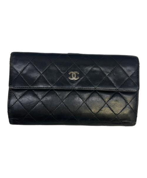 CHANEL（シャネル）CHANEL (シャネル) 長財布 ブラックの古着・服飾アイテム
