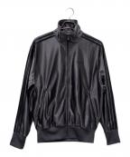 adidasアディダス）の古着「ファイヤーバード メタリックトラックトップ」｜グレー