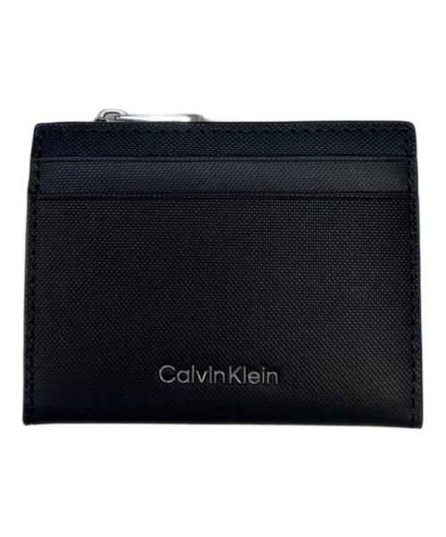 Calvin Klein（カルバンクライン）Calvin Klein (カルバンクライン) 2つ折り財布 ブラックの古着・服飾アイテム
