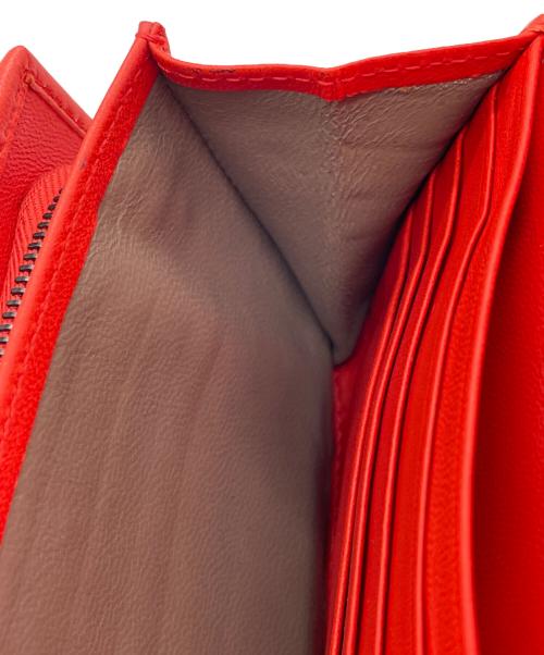BOTTEGA VENETA（ボッテガベネタ）BOTTEGA VENETA (ボッテガベネタ) 長財布 レッドの古着・服飾アイテム