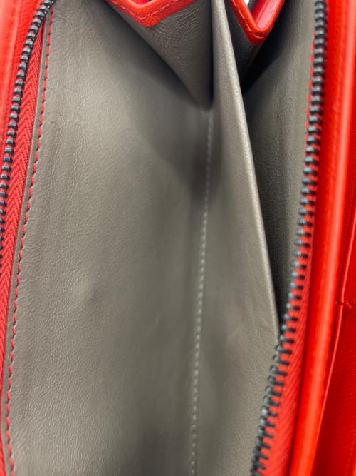 BOTTEGA VENETA（ボッテガベネタ）BOTTEGA VENETA (ボッテガベネタ) 長財布 レッドの古着・服飾アイテム
