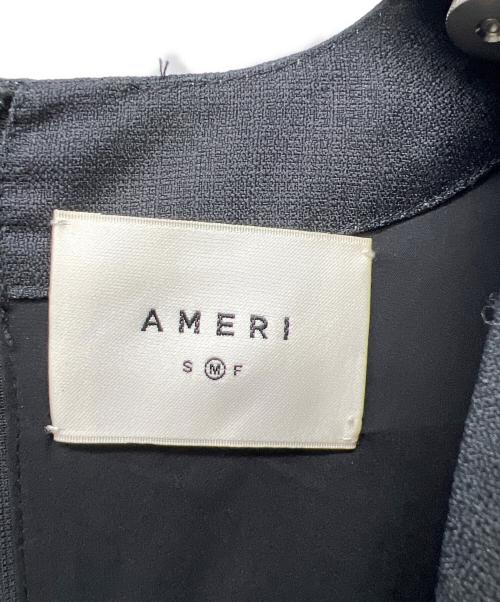 Ameri（アメリ）Ameri (アメリ) ELEANOR LINEN LIKE DRESS ブラック サイズ:Mの古着・服飾アイテム