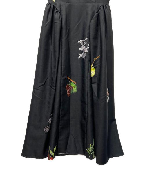 Ameri（アメリ）Ameri (アメリ) ELEANOR LINEN LIKE DRESS ブラック サイズ:Mの古着・服飾アイテム