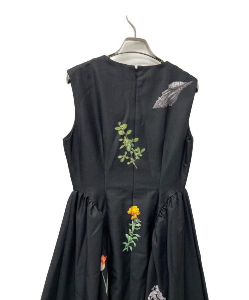 Ameri（アメリ）Ameri (アメリ) ELEANOR LINEN LIKE DRESS ブラック サイズ:Mの古着・服飾アイテム