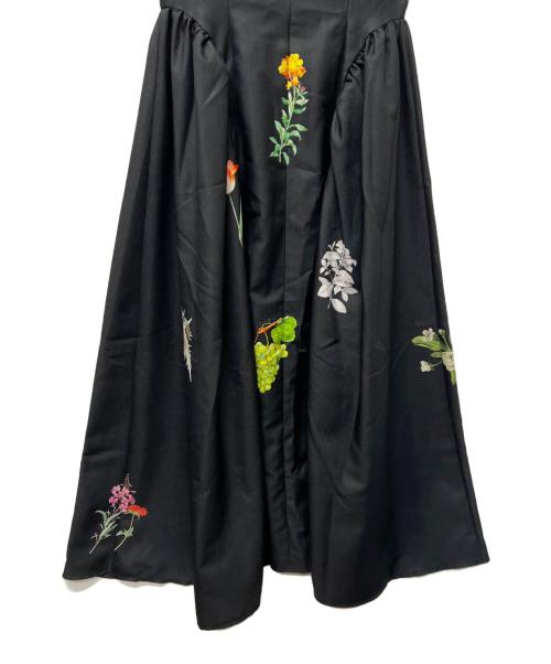 Ameri（アメリ）Ameri (アメリ) ELEANOR LINEN LIKE DRESS ブラック サイズ:Mの古着・服飾アイテム