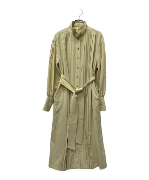 KIARIS VINTAGE（キアリズ ヴィンテージ）KIARIS VINTAGE (キアリズ ヴィンテージ) 長袖ワンピース イエロー サイズ:FREEの古着・服飾アイテム