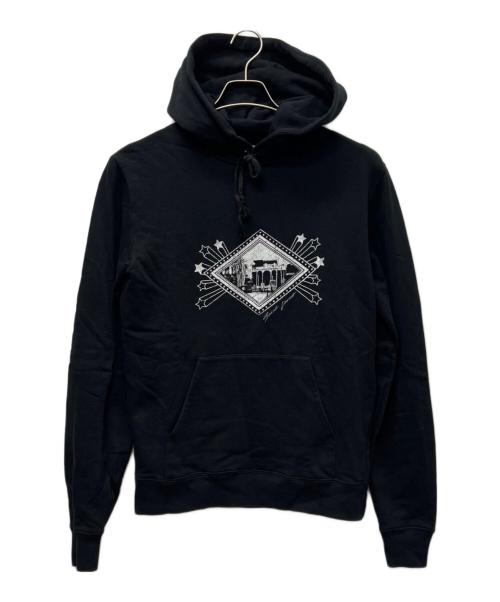 Saint Laurent Paris（サンローランパリ）Saint Laurent Paris (サンローランパリ) プルオーバーパーカー ブラック サイズ:Ｓの古着・服飾アイテム