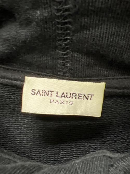 Saint Laurent Paris（サンローランパリ）Saint Laurent Paris (サンローランパリ) プルオーバーパーカー ブラック サイズ:Ｓの古着・服飾アイテム
