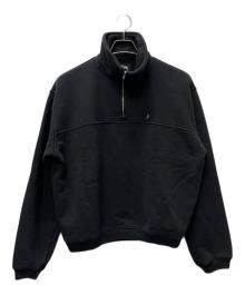 stussy（ステューシー）の古着「ハーフジップスウェット」｜ブラック
