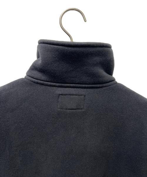 stussy（ステューシー）stussy (ステューシー) ハーフジップスウェット ブラック サイズ:Ｍの古着・服飾アイテム