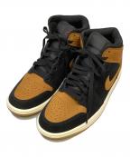 NIKEナイキ）の古着「ハイカットスニーカー NIKE（ナイキ）　HV4091-002　Air Jordan 1 Mid SE」｜ブラウン×ブラック