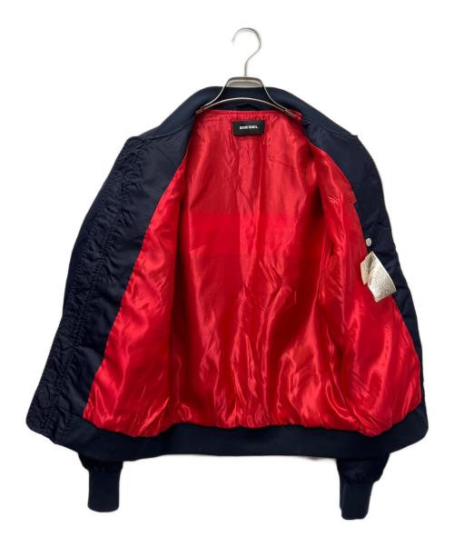 DIESEL（ディーゼル）DIESEL (ディーゼル) ボンバージャケット ネイビー サイズ:Ｌの古着・服飾アイテム