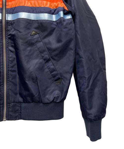 DIESEL（ディーゼル）DIESEL (ディーゼル) ボンバージャケット ネイビー サイズ:Ｌの古着・服飾アイテム