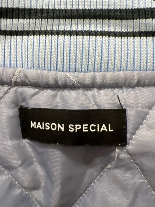 MAISON SPECIAL（メゾンスペシャル）MAISON SPECIAL (メゾンスペシャル) Oxford Fabric Blouson スカイブルー サイズ:FREEの古着・服飾アイテム