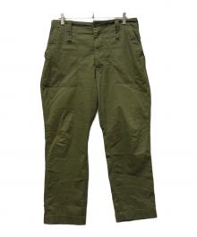 TROUSERS（トラウザーズ）の古着「ミリタリーパンツ」｜オリーブ