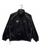 SUPREMEシュプリーム）の古着「Satin Hooded Track Jacket」｜ブラック