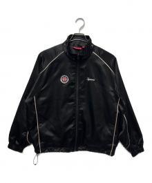 SUPREME（シュプリーム）の古着「Satin Hooded Track Jacket」｜ブラック