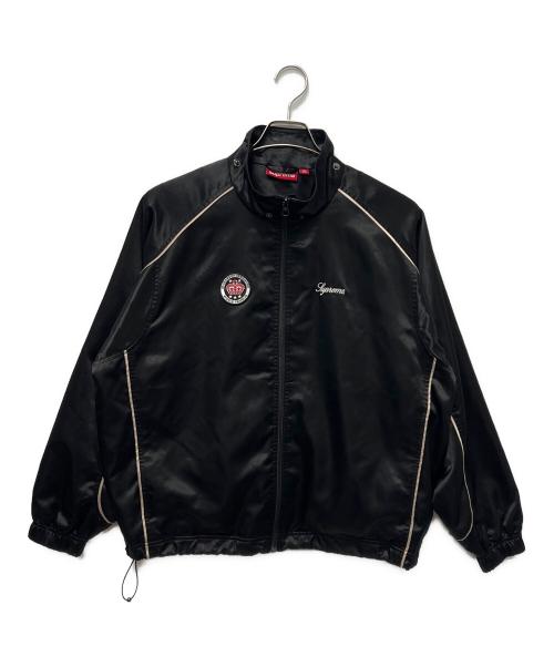 SUPREME（シュプリーム）Supreme (シュプリーム) Satin Hooded Track Jacket ブラック サイズ:Ｓの古着・服飾アイテム