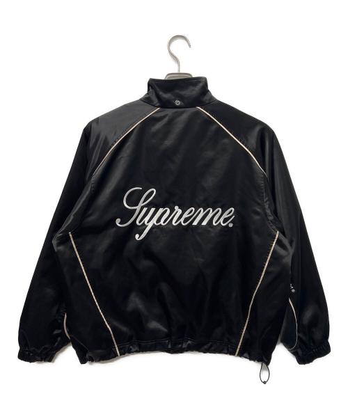 SUPREME（シュプリーム）Supreme (シュプリーム) Satin Hooded Track Jacket ブラック サイズ:Ｓの古着・服飾アイテム